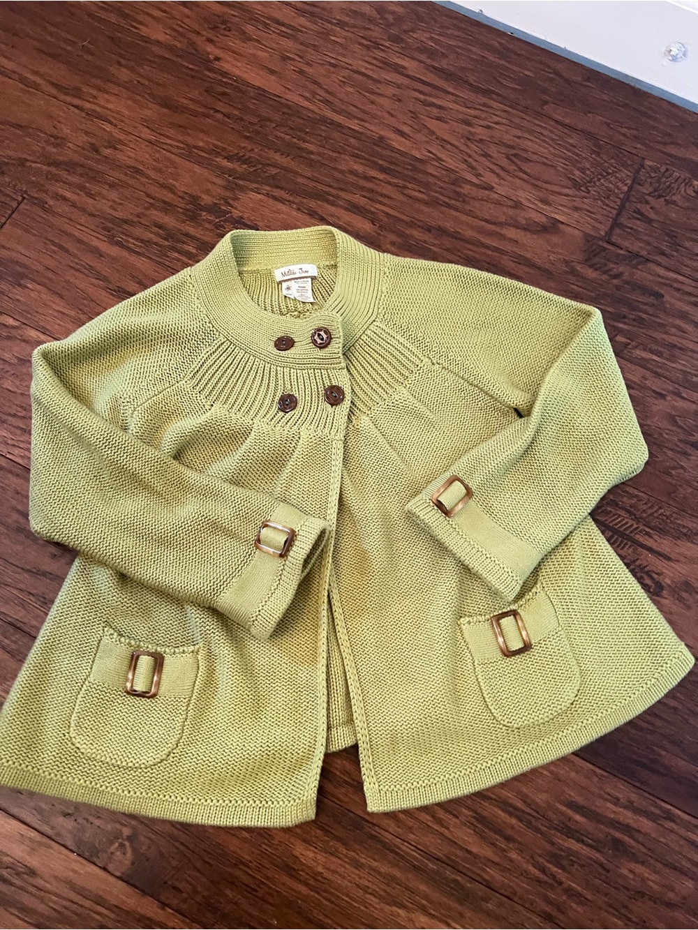 Matilda Jane Green Knit Cardigan Sweater